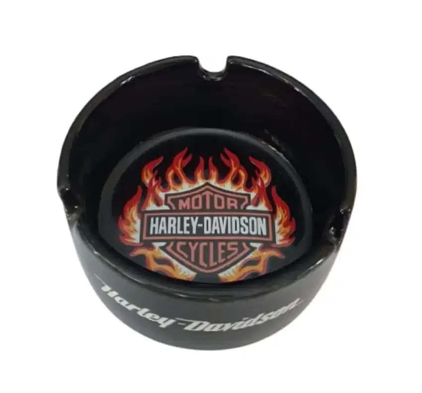 Asbak harley davidson skull dan lidah api