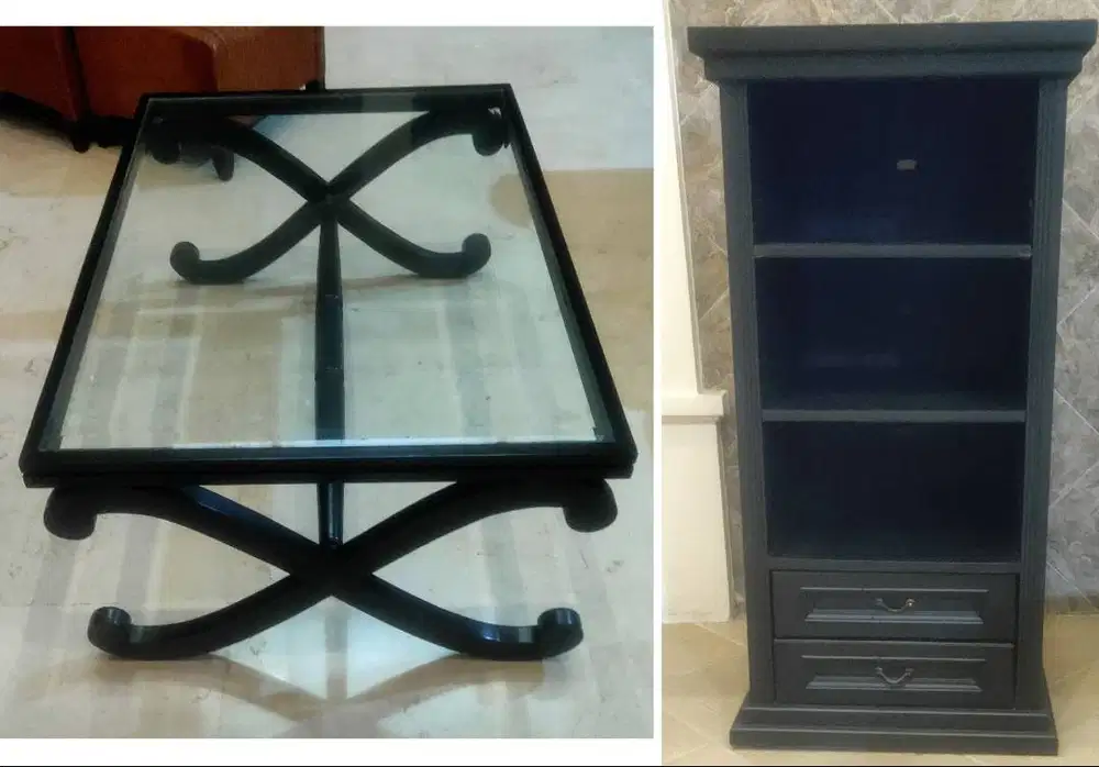 Lemari dan meja sofa