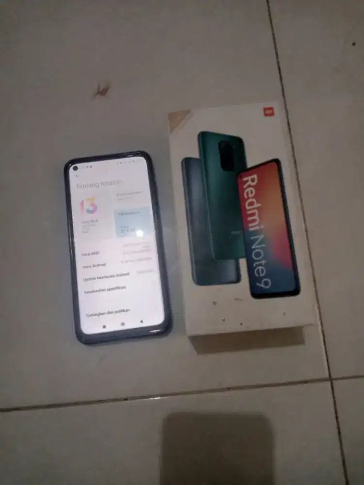 Xiaomi note 9 lengkap