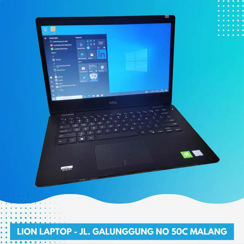 Gaming/Editing Double VGA Core i5 Gen 8 RAM 8GB SSD Dell Latitude 3400