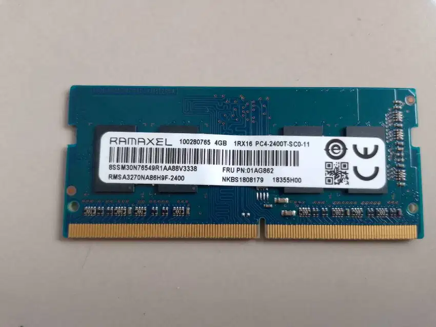 [JUAL CEPAT]Ramaxel 4GB DDR4 SO-DIMM 1Rx16 PC4-2400T-SC0-11 2400MHz.