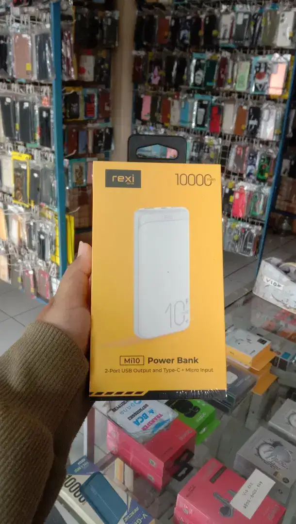 Rexi Powerbank 2-Port USB Output and  Type-C + Micro Input