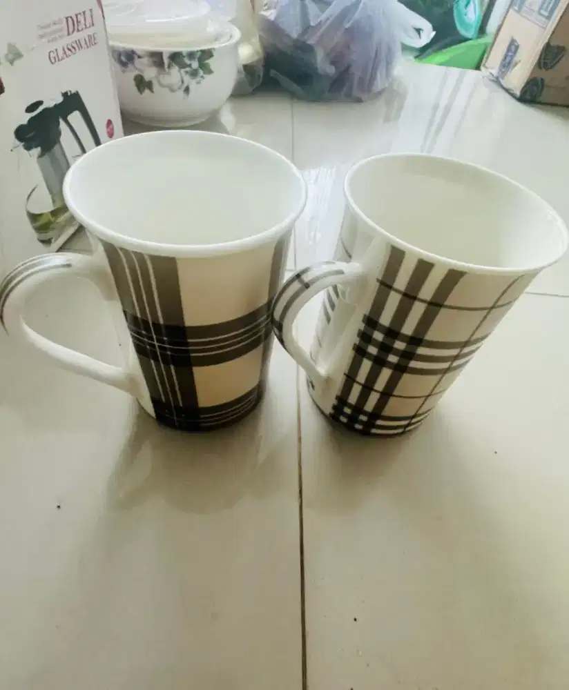 Cangkir cream motif baru