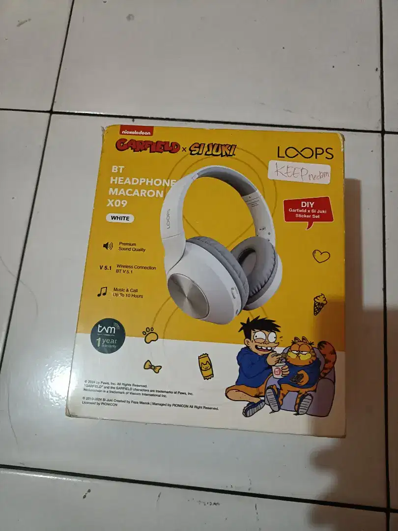 LOOPS bluetooth headphone macaron x09