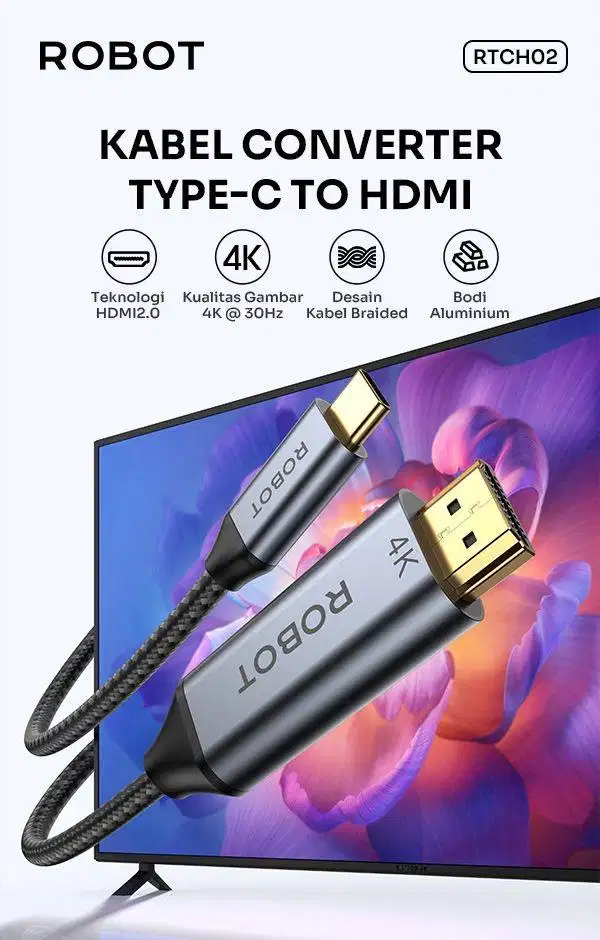 KABEL HDMI ROBOT RTCH02