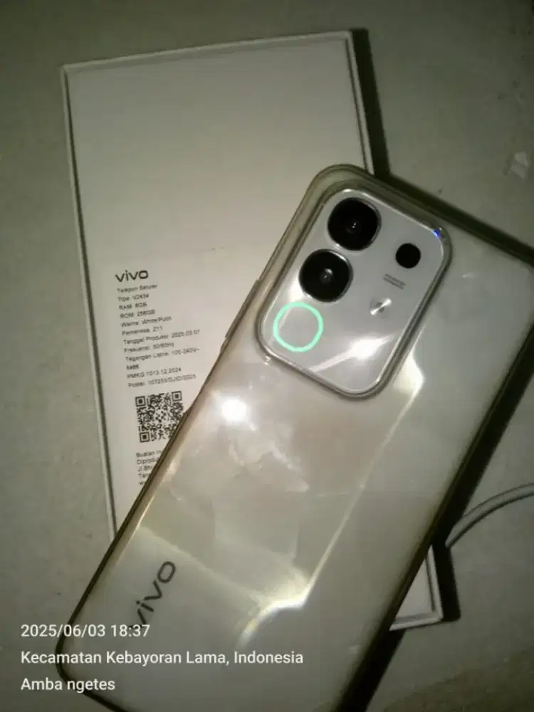 Jual cepat vivo y29 no minus mulus full set Ram 8+8 256