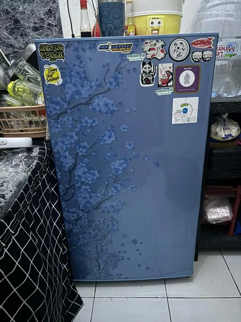 Kulkas Sharp 1 pintu, Barang Mulusssss
