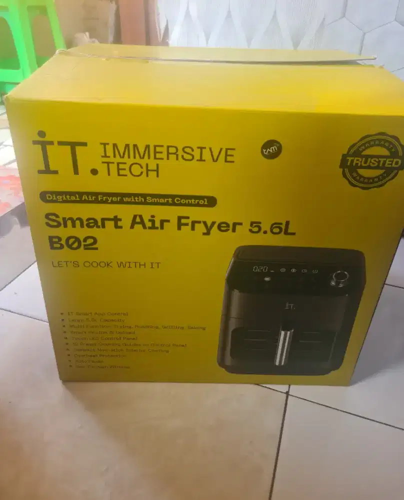 IT Smart Air Fryer Kapasitas 5,6 L Baru