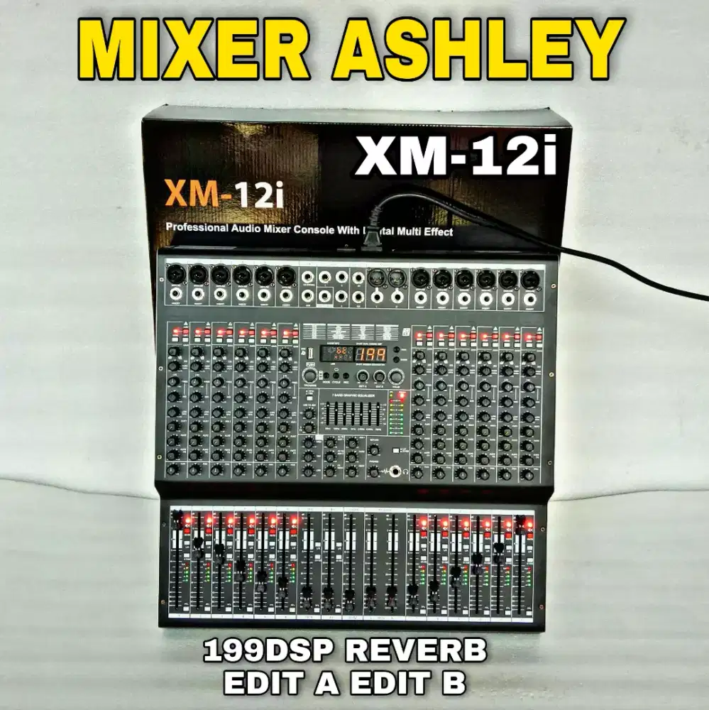 MIXER ASHLEY MODEL BARU XM-12i ORIGINAL XM12i XM 12i ASHLEY 12 CHANEL