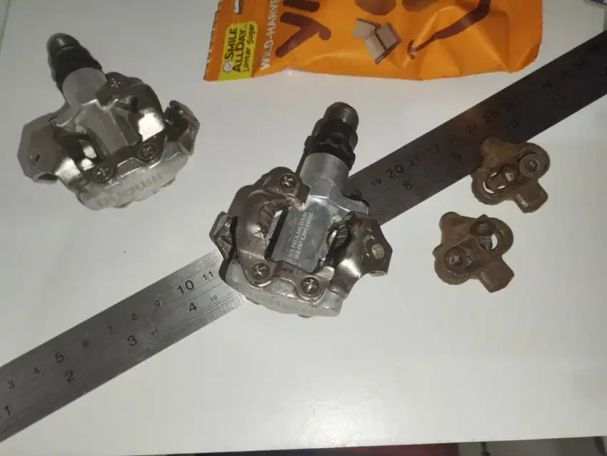 Cleat Shimano MTB M520 Sama Sarung Tangan Servo