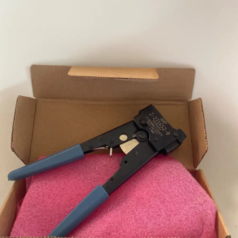 CRIMPING TOOLS CAT 5E AMP TYCO / Alat Crimping / Tang Crimping RJ45