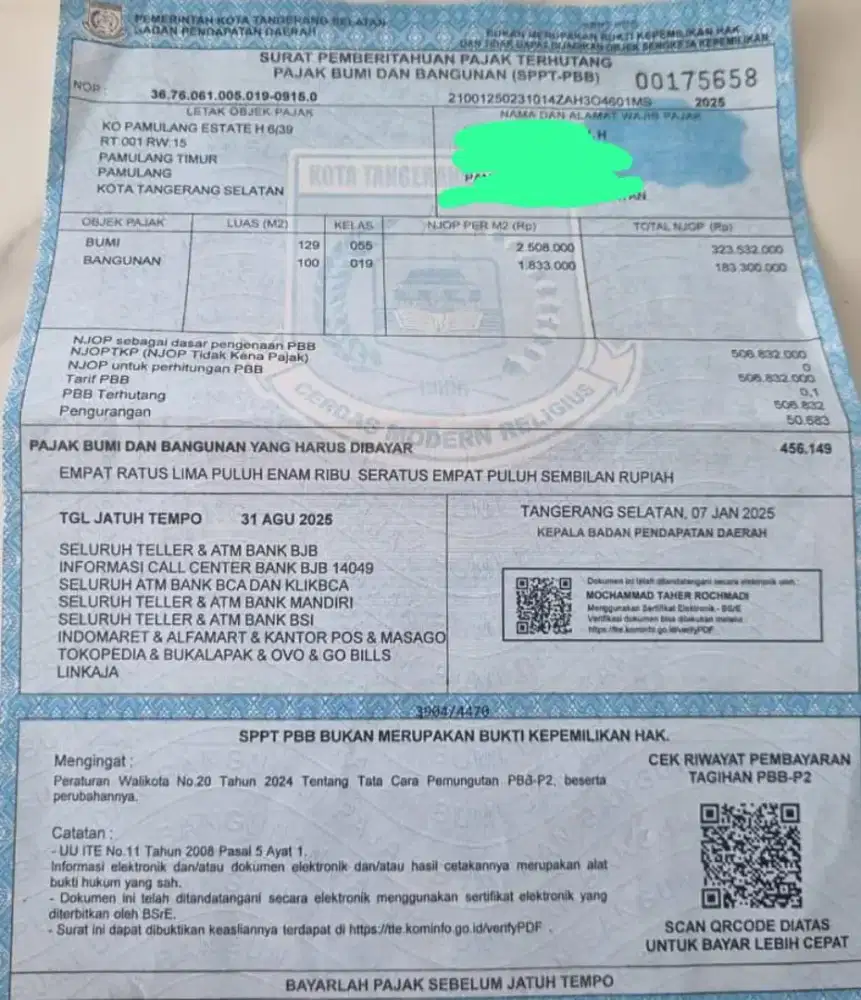 jual cepat hitung tanah BU bebas banjir Luas Murah tanpa perantara