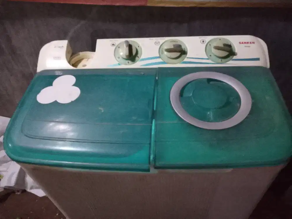 Mesin cuci merek sanken 8 kilo normal tinggal pake