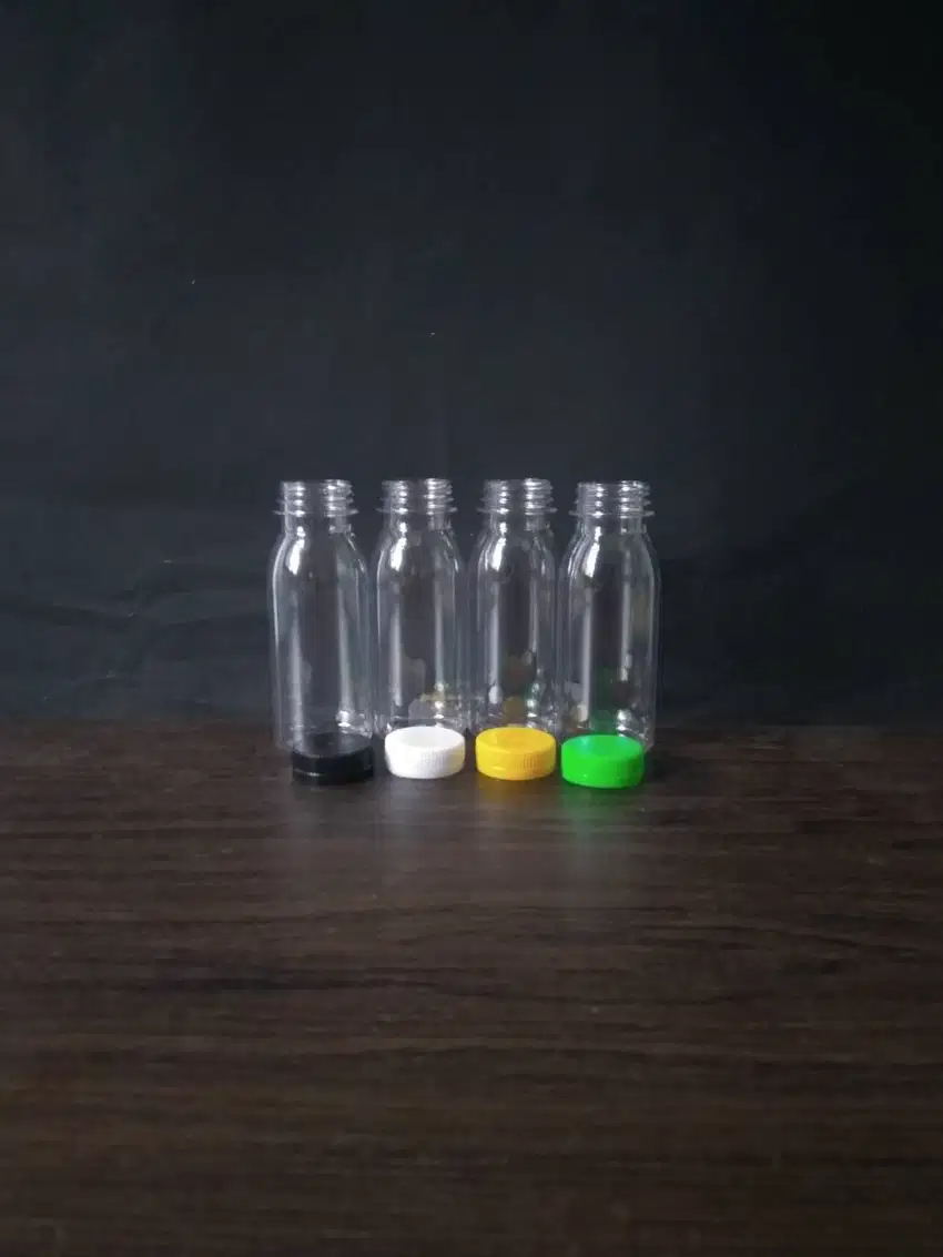 Botol Pet 100 ML Jelly Tutup Pendek