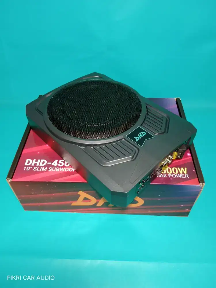 Ples Pasang Subwoofer Kolong Aktip Bawah Jox DHD DHD-450NB 10 1000W