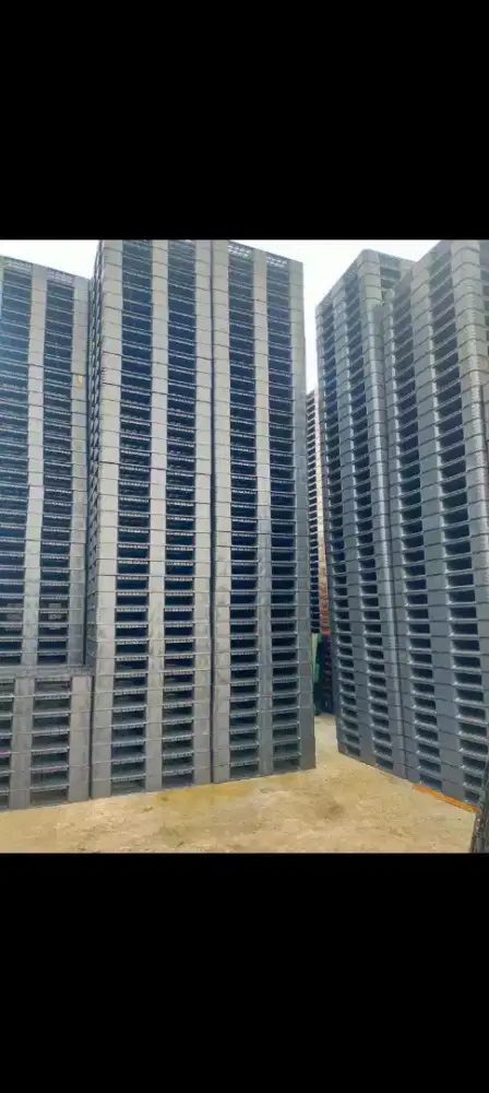 palet plastik baru dan bekas