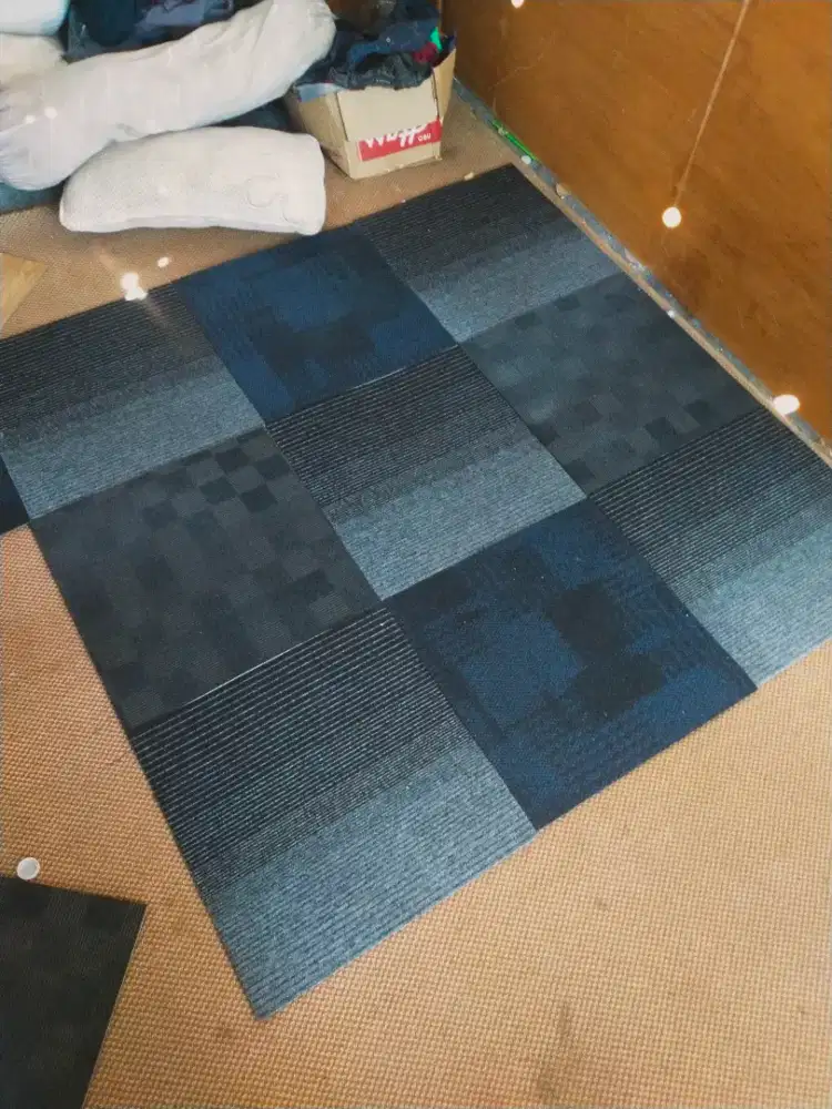 Jual karpet tile masi baru 50x50