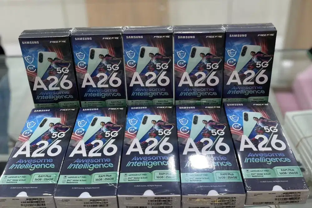 Baru...Samsung A26 5G 8/256 Garansi Resmi (Warna : Black,Pink,Mint)