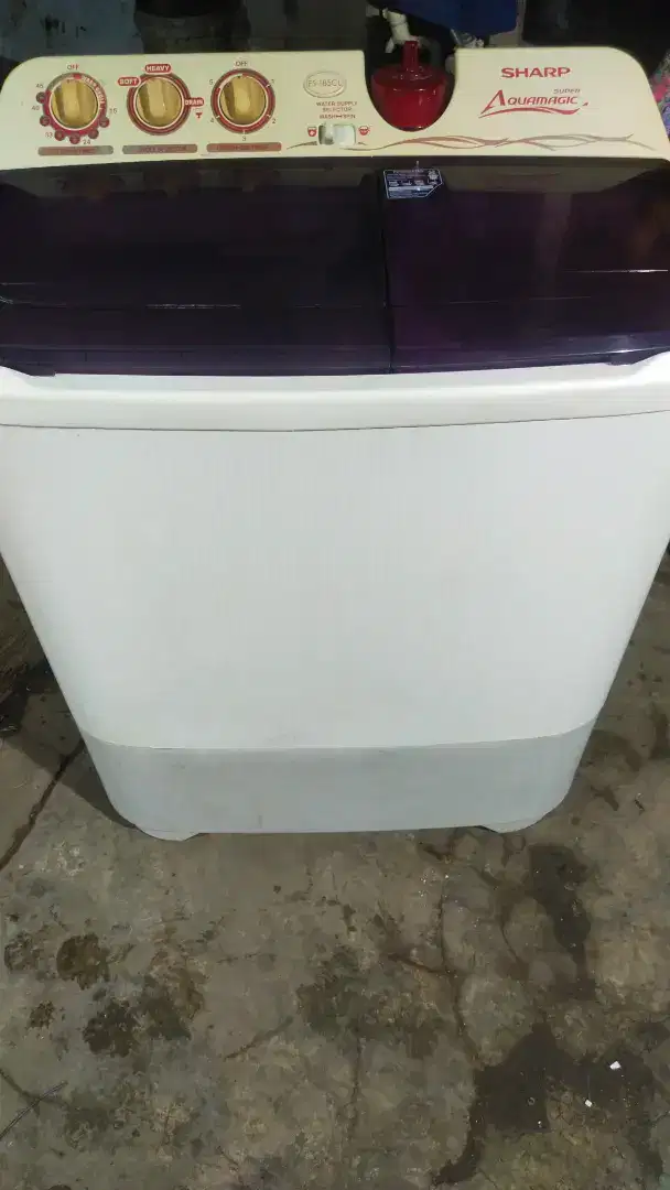 Mesin cuci Sharp kapasitas 8,5kg Normal semua tinggal pakai