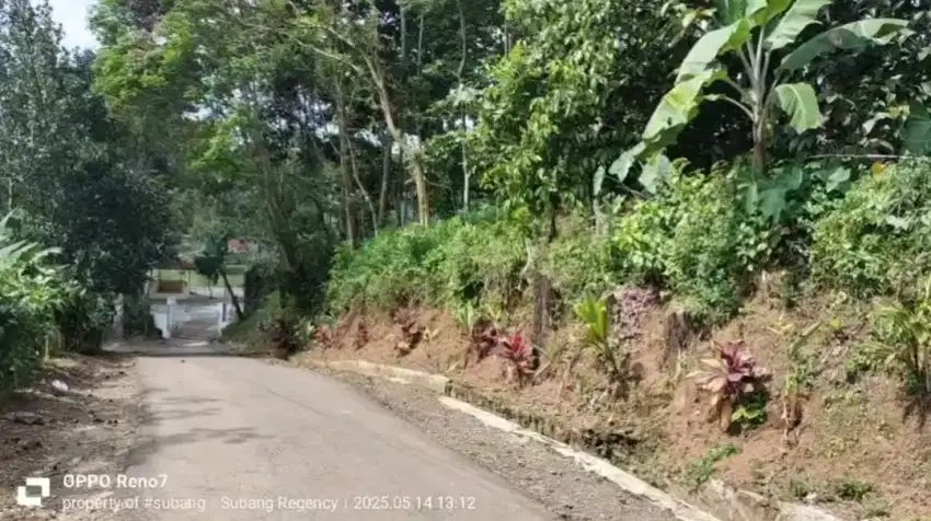Kebun 500 m2 for buat villa view perbukitan & sawah