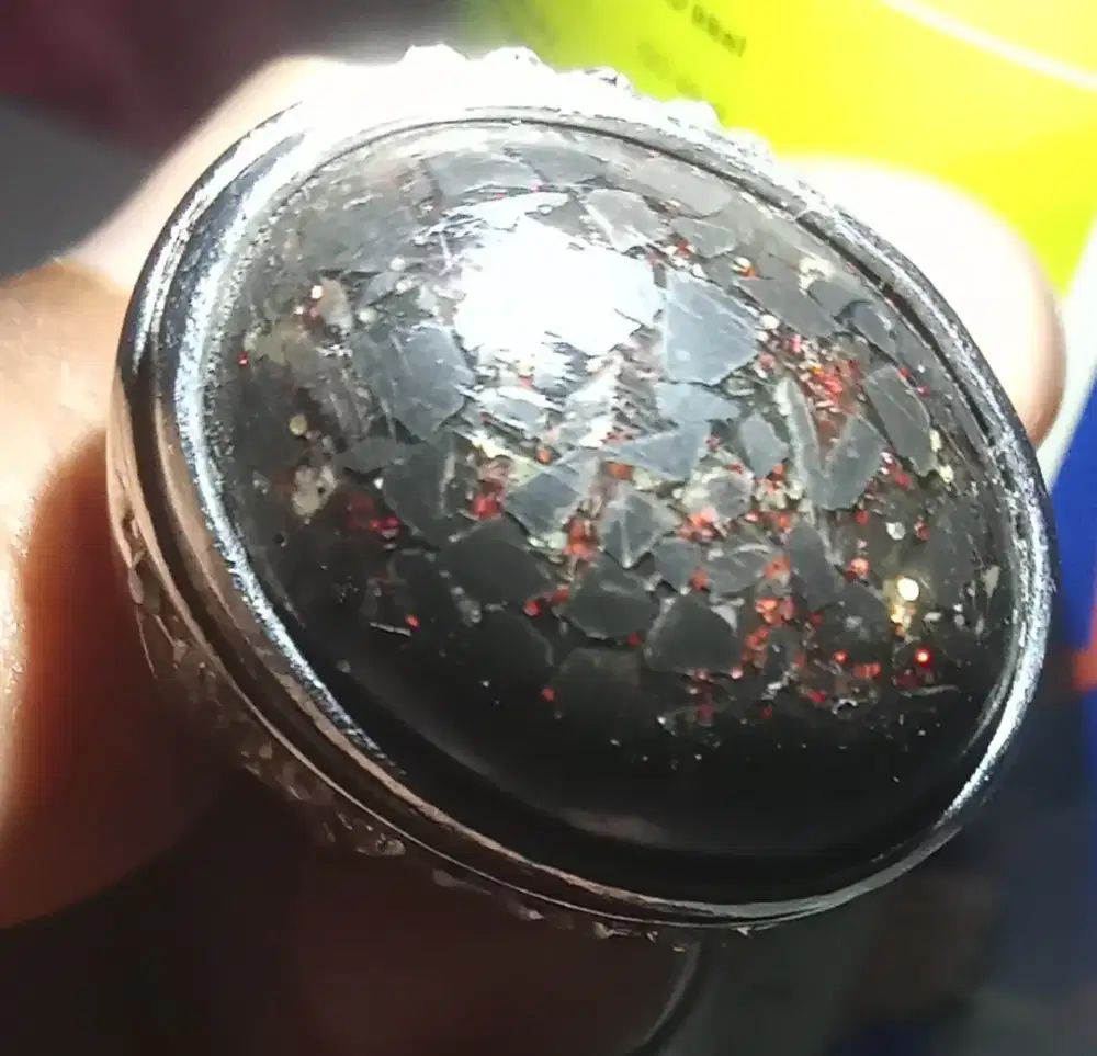 Batu cincin black oval