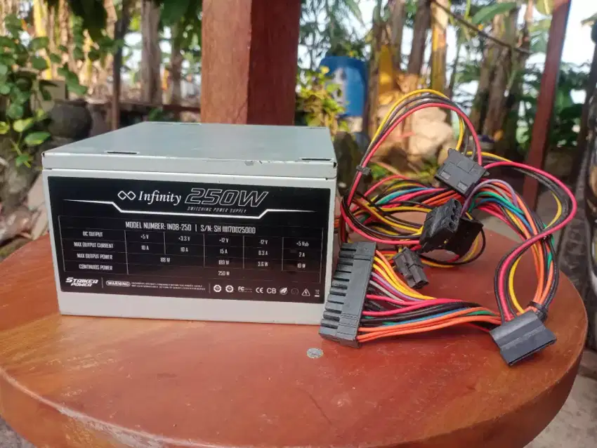 PSU INFINITY 250W komputer
Cpu