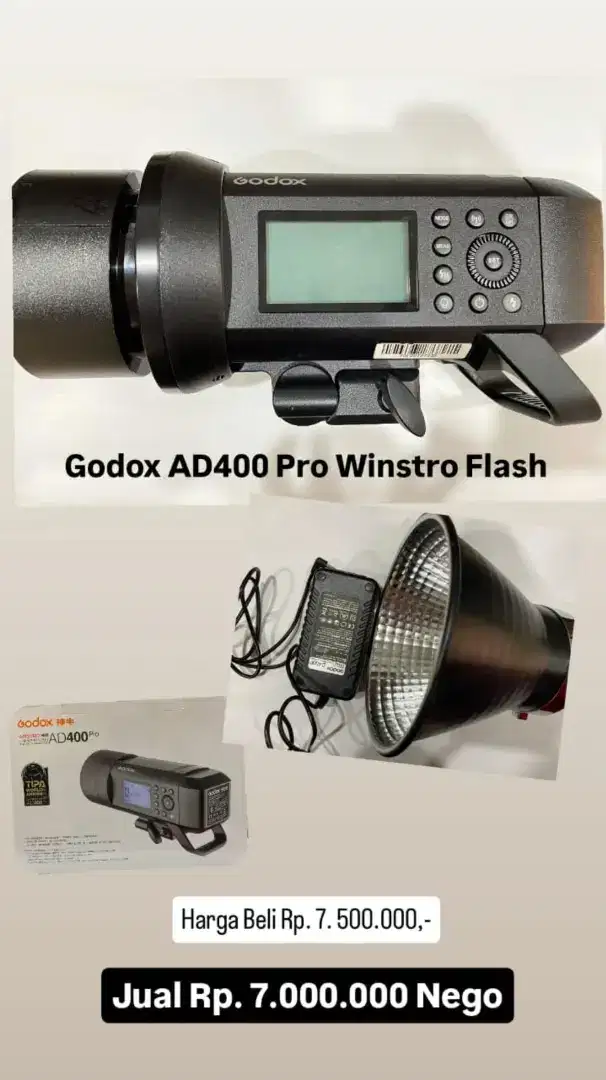 Godox AD 400 Pro Winstro Flash