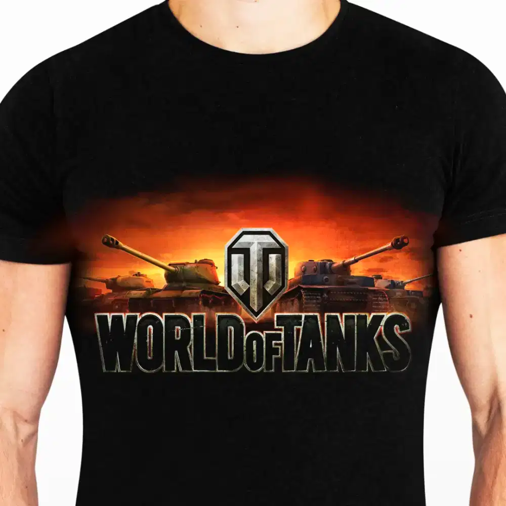 Kaos Tshirt World Of Tanks Original Tinggal Pakai