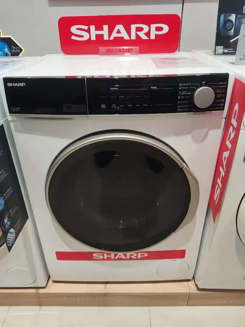 MESIN CUCI SHARP FRONT LOAD 8KG