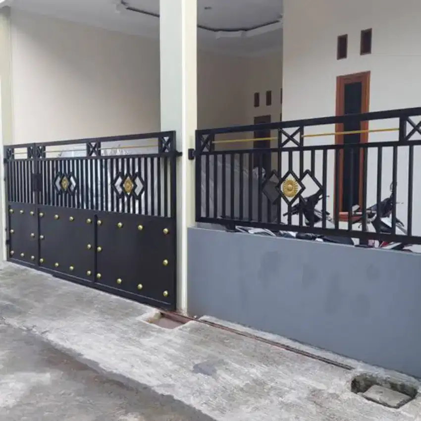Tukang las spesialis pintu pagar teralis railing murah