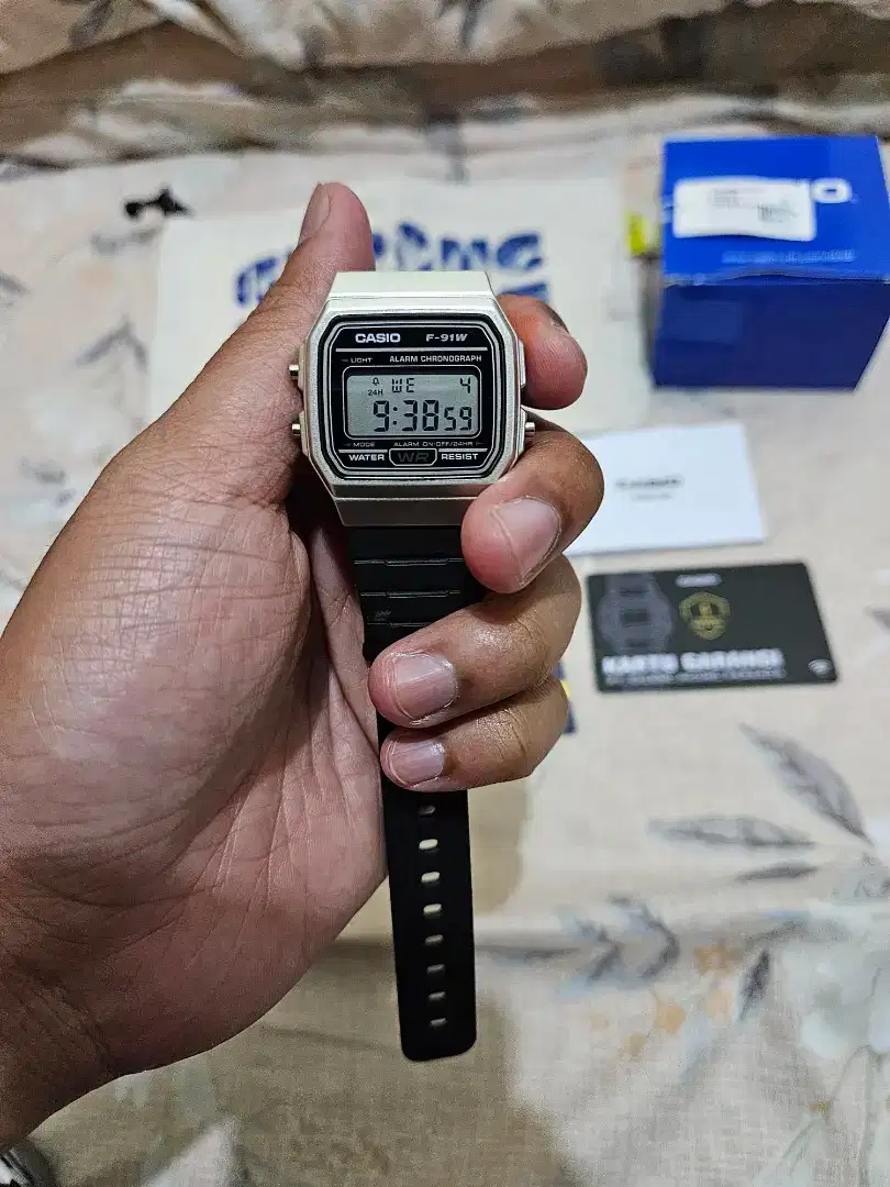 Jam Casio General  F-91WM-7ADF