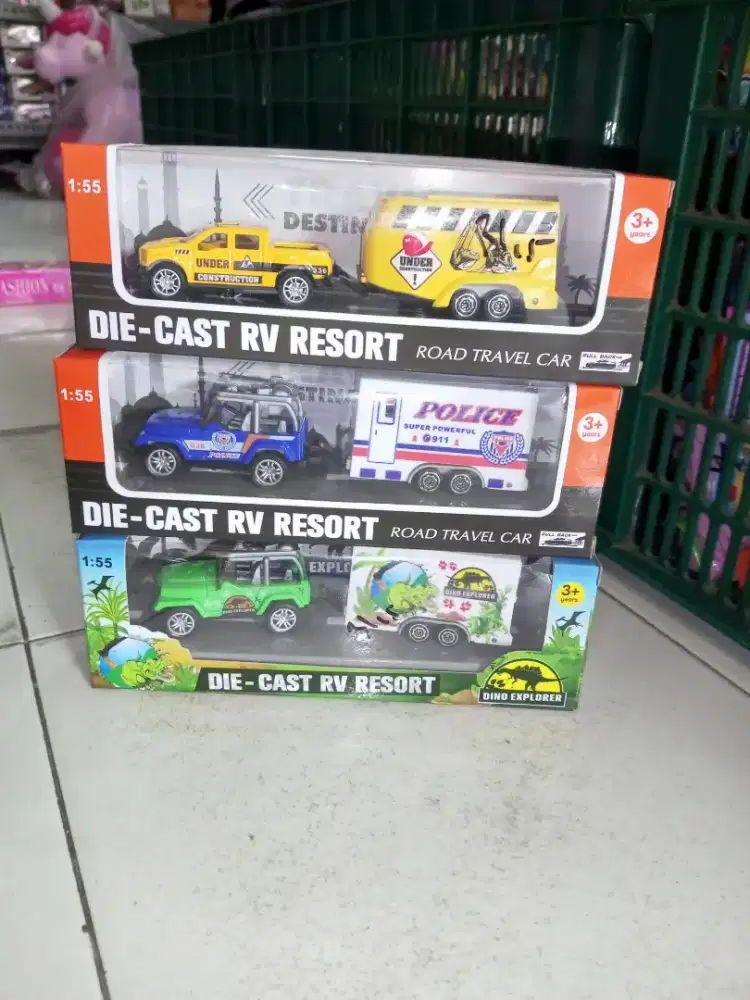 Mainan Anak Diecast Gandeng