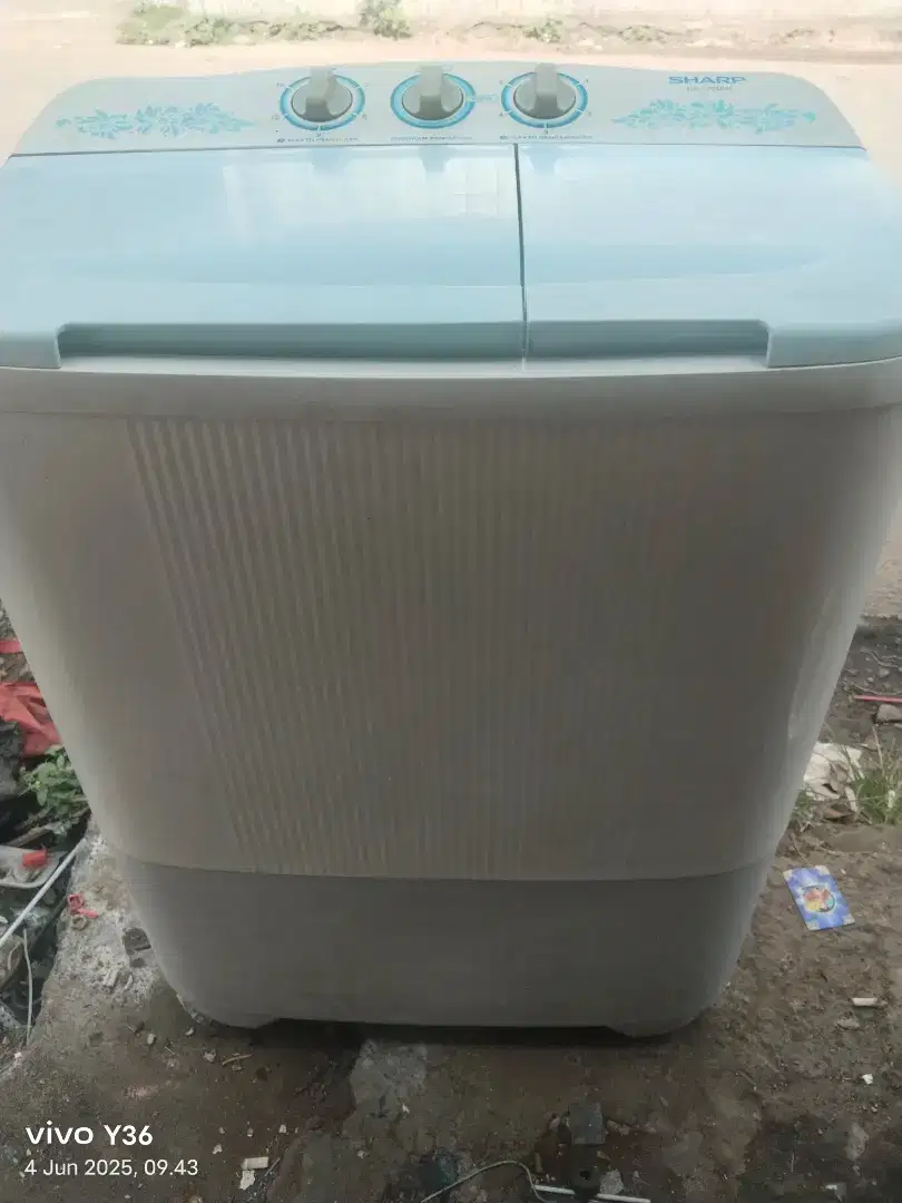 Jual ajh mesin cuci 2 tabung sharp 7.5kg orian plus antar
