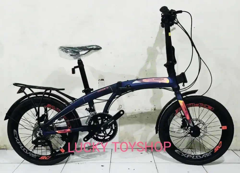 Sepeda lipat Exotic EXPLORE 9.0 Rem hydraulic