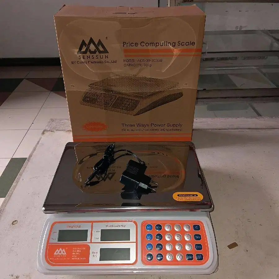 Timbangan Digital Senssun by Camry Kapasitas 30 Kg ACS-30-JC33S