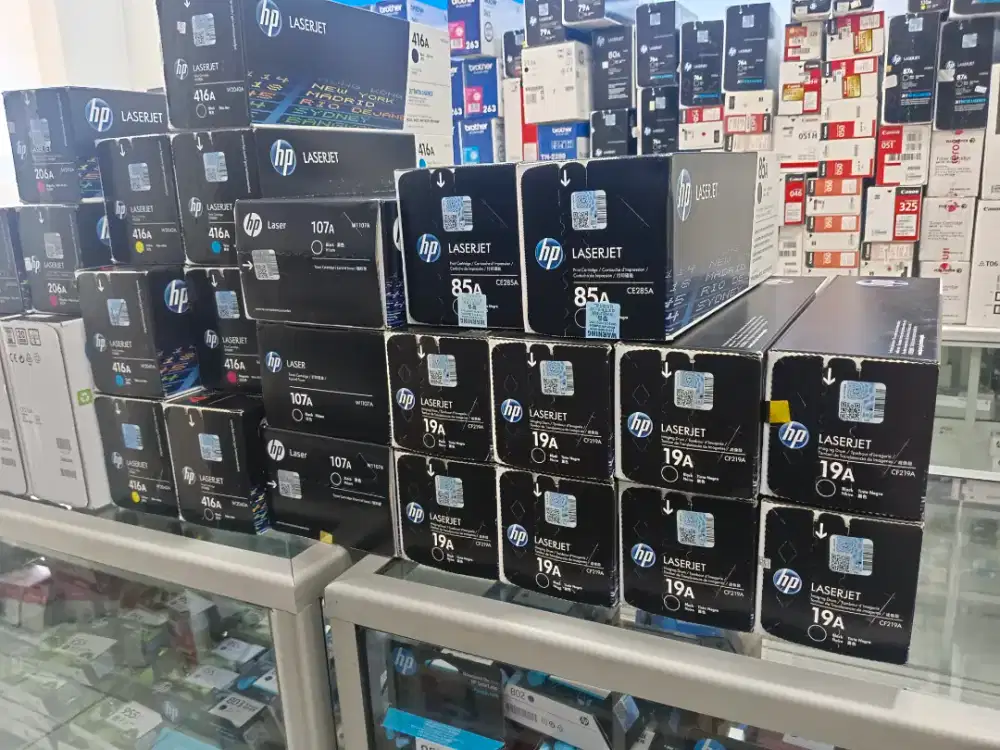 MENAMPUNG BELI TINTA TONER PRINTER HP, CANON DLL BARU ORIGINAL