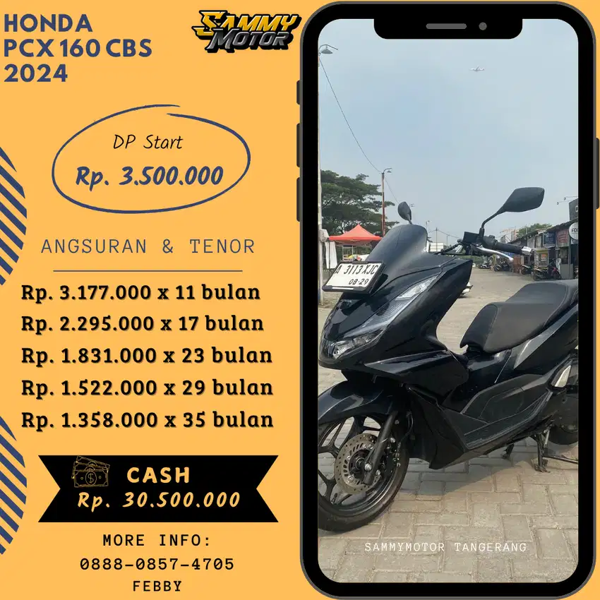 PCX 160 CBS 2024 KM LOW
