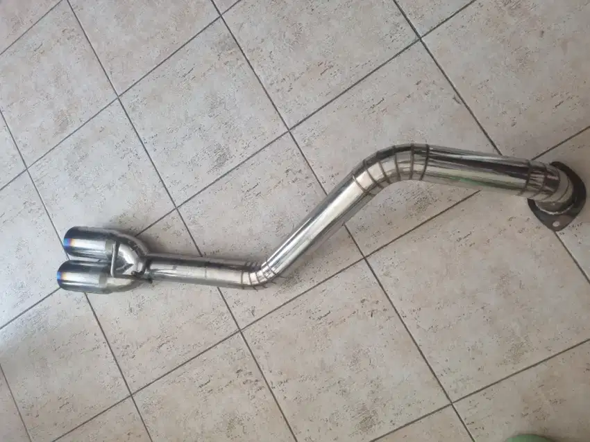 tailpipe double tip merk absolute