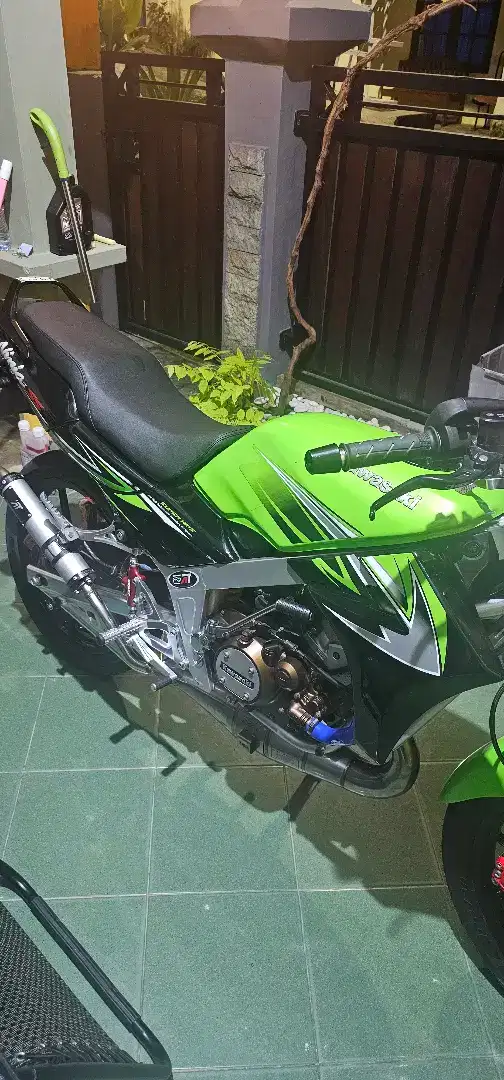 Ninja R convert ke Ninja SS ( motor kesayangan )