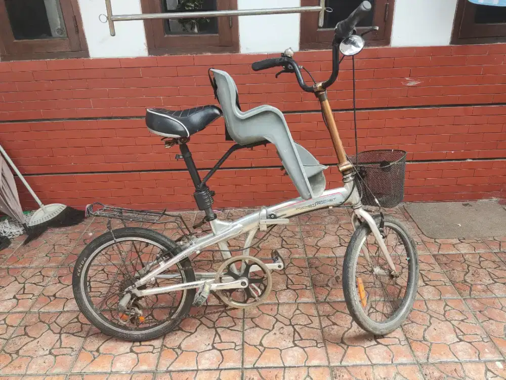 Sepeda wimcycle pocket rocket generasi pertama 20 + boncengan
