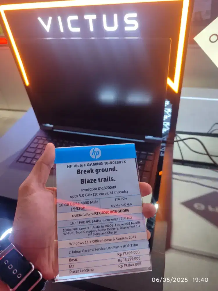 Kredit Laptop || HP Victus Gaming Core i7 Free DP