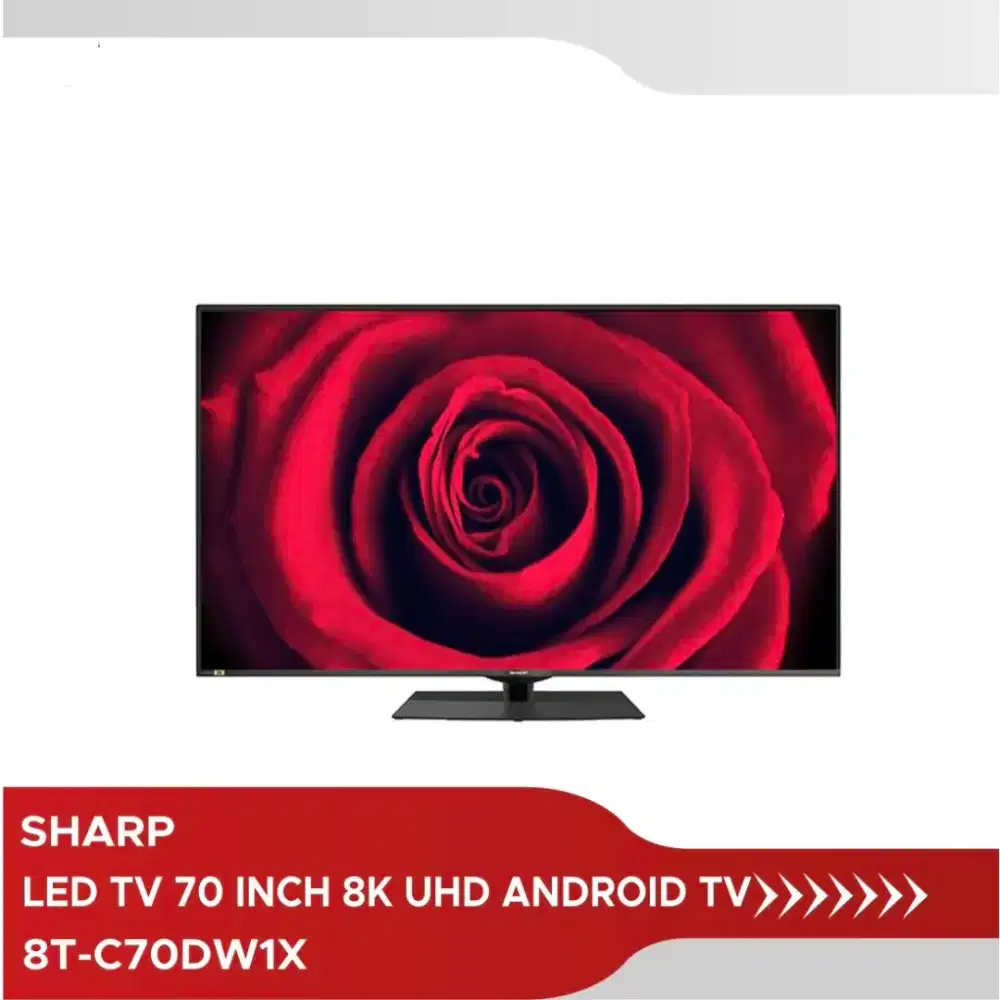 LED TV 70 Inch Sharp 8K UHD Android TV 8T-C70DW1X