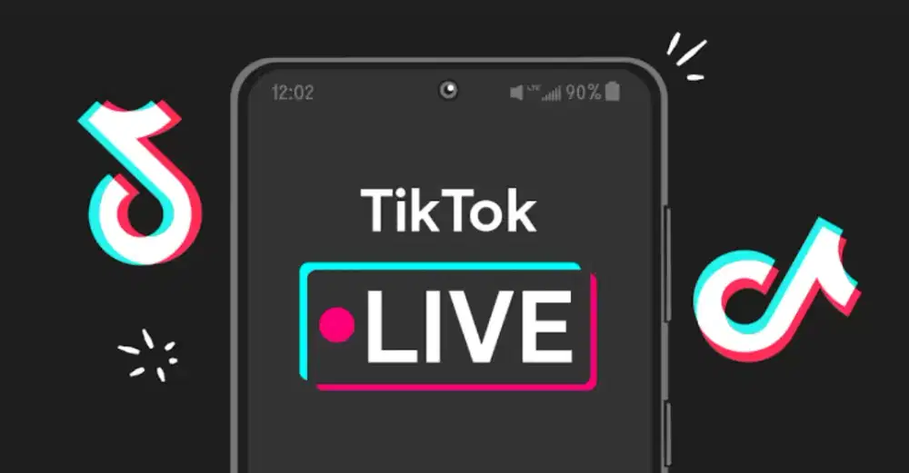 Perempuan berpenampilan menarik untuk live tiktok