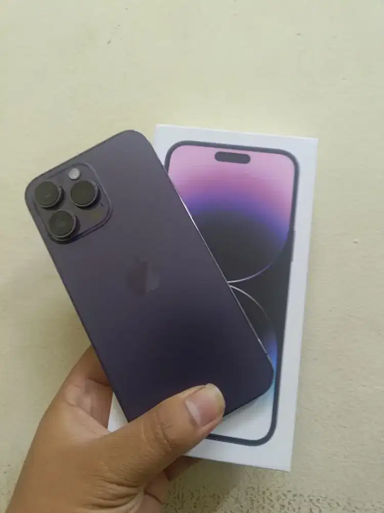 IPHONE 14 PRO MAX 256GB FULLSET ORIGINAL MULUS NOMINUS IBOX RESMI
