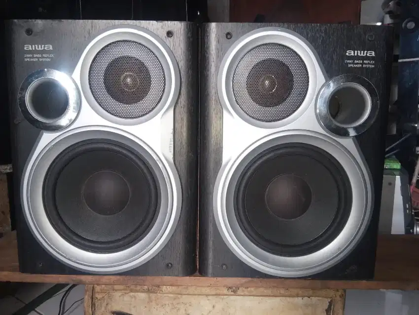 Aiwa Exclusive Speaker 6 in, hi series, full ori, box utuh, build up
