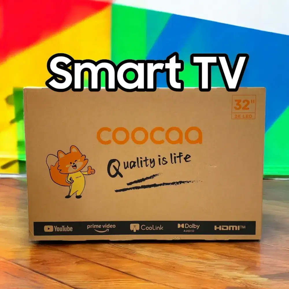 Smart TV Coocaa 32inci - Kondisi baru segel