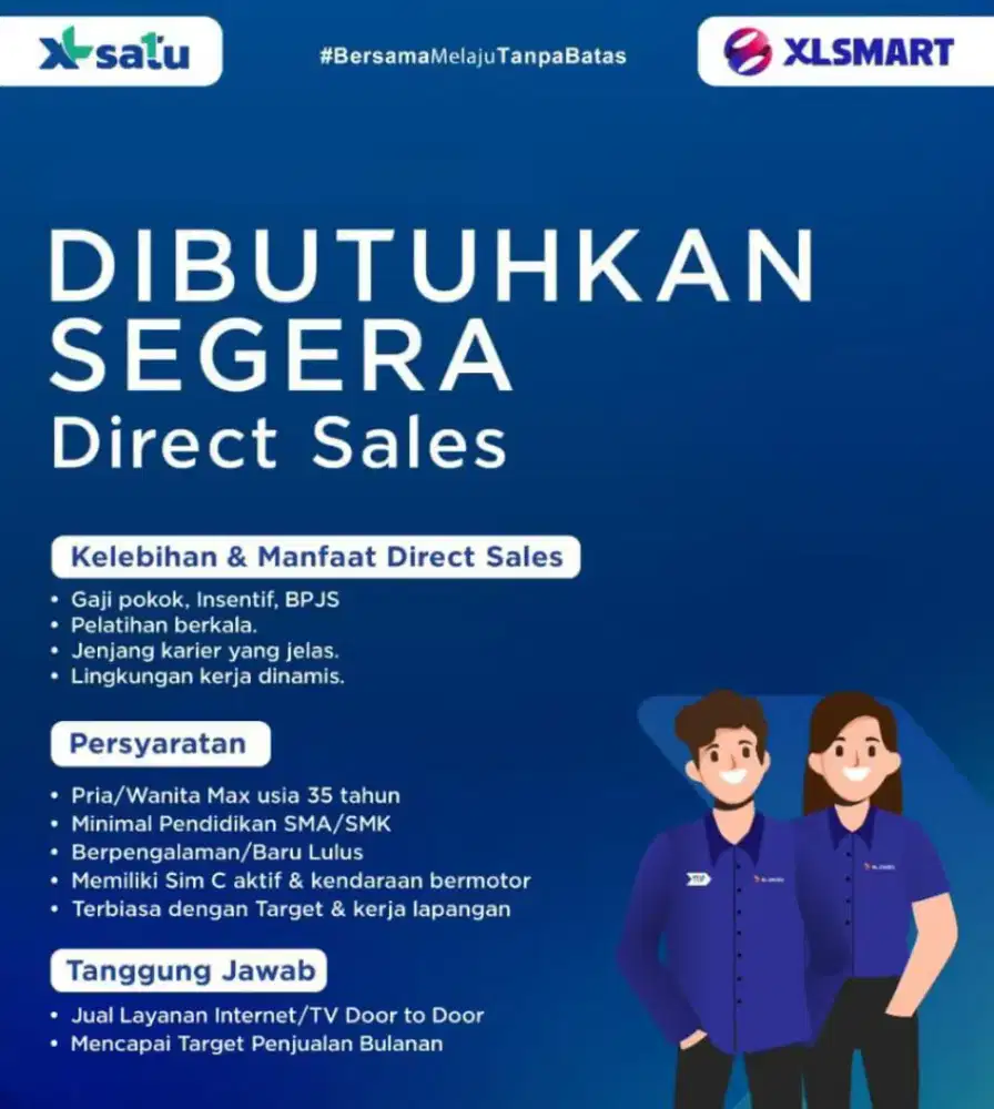LOWONGAN SALES XL SATU