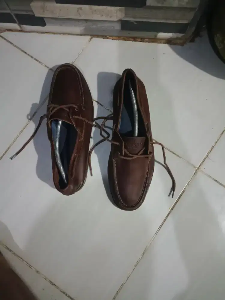 SEPATU CASUAL SPARRY LEATHER SIZE 45