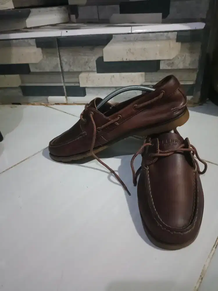 SEPATU CASUAL SPARRY LEATHER SIZE 45