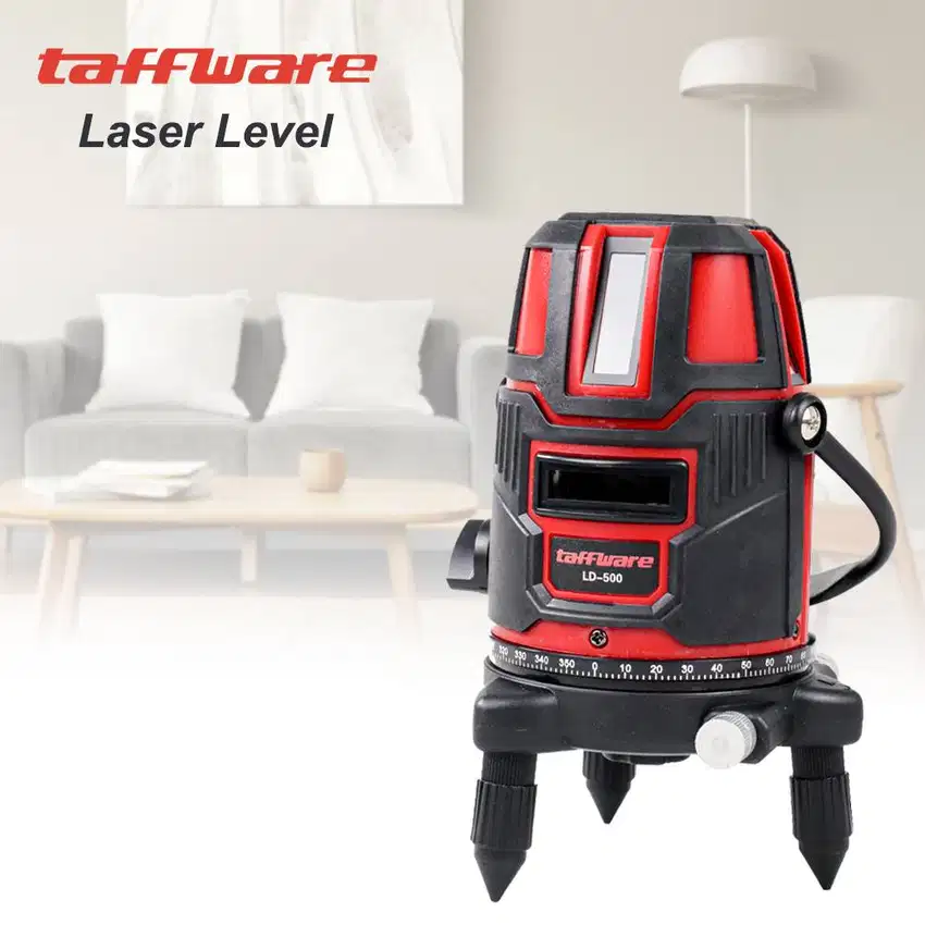 Taffware Mesin Self Leveling 5 Line Laser Red Beam Infrared 4D - LD-50